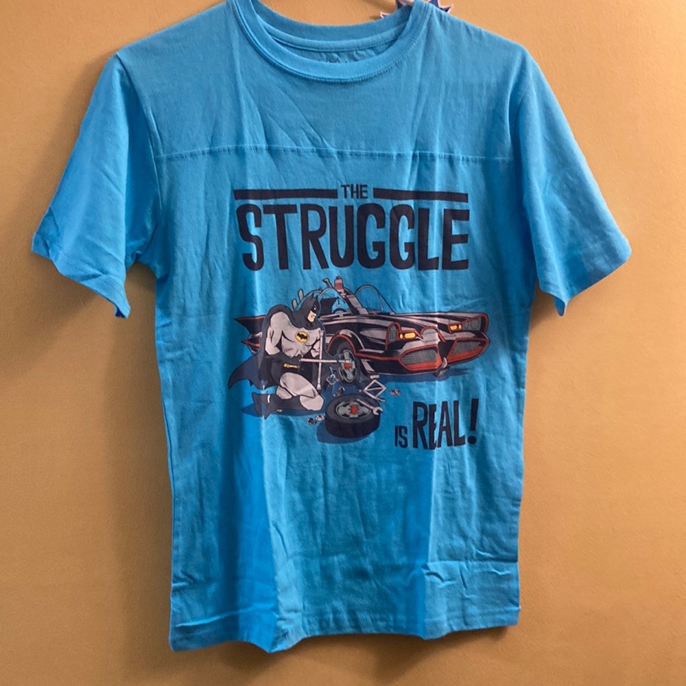 TM&DC Comics (Batman) blue tshirt